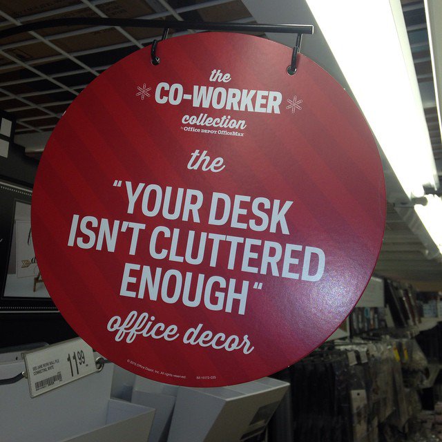 ClutterConsult's tweet image. What? Don&apos;t #office retailers know it&apos;s #GetOrganizedMonth ?? #clearclutter #organize #simplify #home #Organize