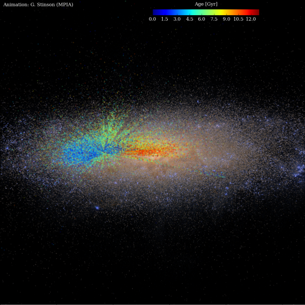 Thanks to this new map of the #MilkyWay, we know that our galaxy grew from the inside out! #SpaceIsFreakingAwesome