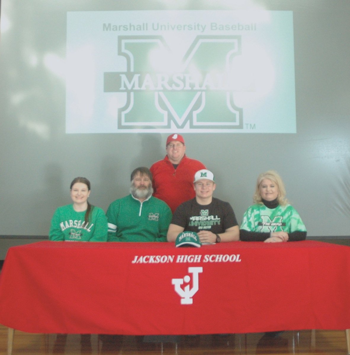 BoggsSports's tweet photo. @JacksonAthletic @DatDudeBPjr signs his national letter of intent Thursday to play college baseball @ @HerdBaseball. https://t.co/Yp3qdE204I