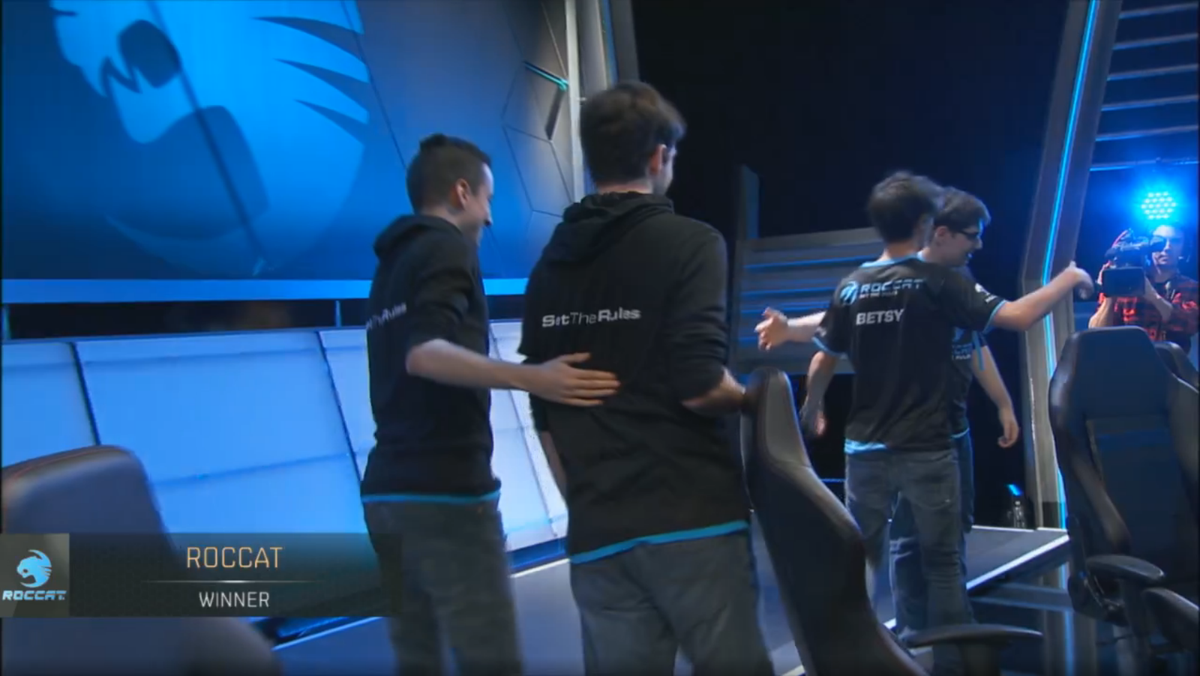 eSportsFirst's tweet photo. The upset of the day, @Team_Vitality taken down by a plucky @ROCCAT #EULCS #eSportsFirst https://t.co/F4Dg86qce7