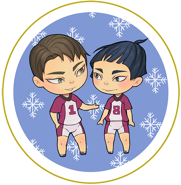 wallpapers Goshiki Haikyuu Chibi ushigoshi ushijima wakatoshi goshiki