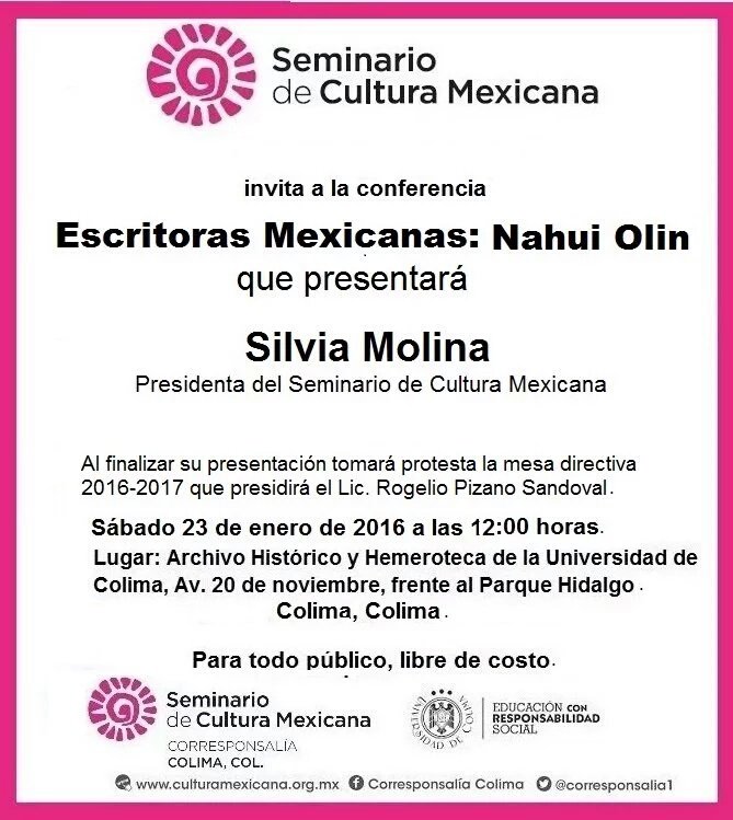 corresponsalia1's tweet photo. Atenta invitación @colima_pm @ElMundo_Colima @acu_colima @FollowersColima @RedColima @ColimaMunicipio @CancerColima https://t.co/wfEkjqoqyf