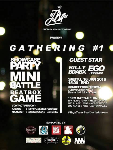 #BeatboxEvent #Jakarta #IndonesiaBeatboxer for more info, call: 087877563825. Big up!
