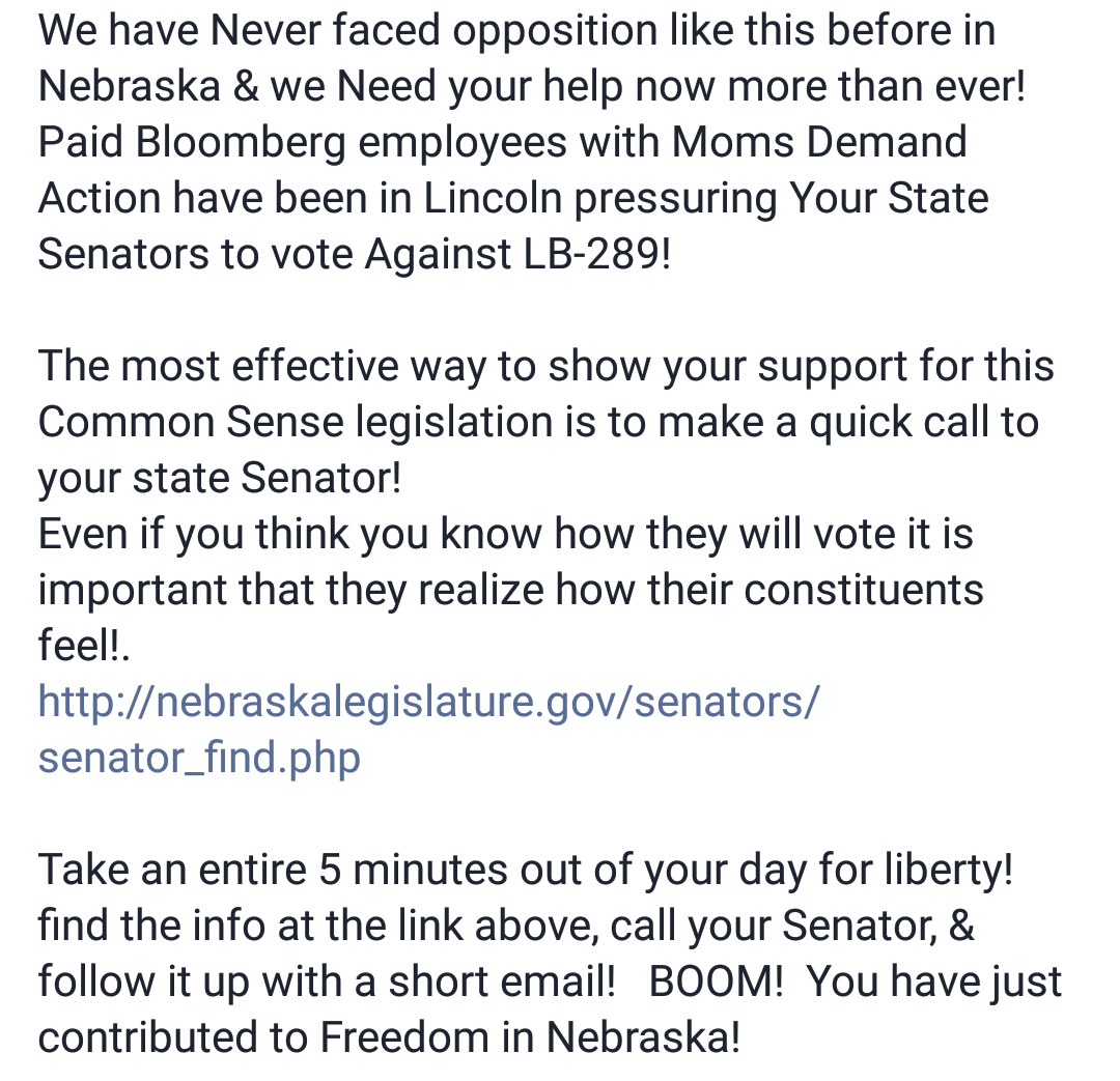 NFOA_Official's tweet photo. Support LB-289 #OneStateOneStandard #NELeg https://t.co/3lnLIuN7i9