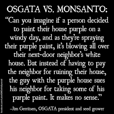 SFSK8rGrrl's tweet photo. If #Organic Crops Downwind Of A #GMO / #TerminatorSeed -tainted farm gets contaminated, Monsanto sues them #F2B https://t.co/tb1pLRhqv7