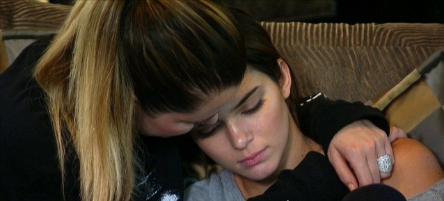 When Khloe has to comfort me cause I'm not doing to well 😟