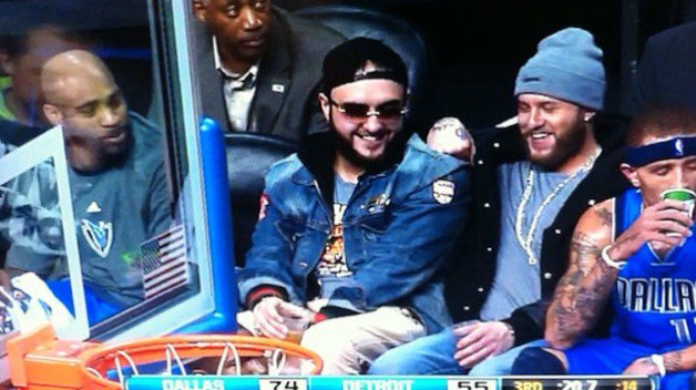 2ChillBros's tweet photo. #IDidntWinPowerBallSoNow It's all good. We still #chillin courtside on the Mav's bench #SinceDay1 #NeverStopChillin https://t.co/3Y74EAvaBS