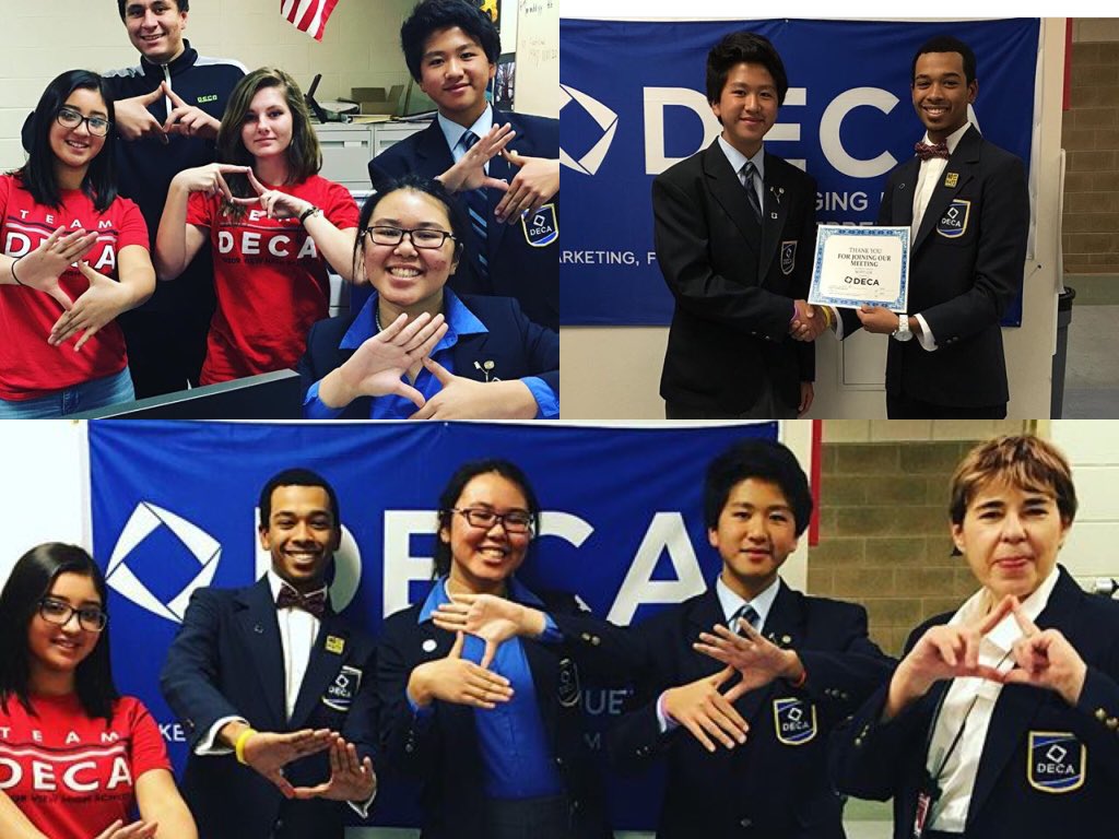 NevadaDECA's tweet photo. #ThrowbackThursday to our last week's chapter visit with Arbor View DECA! #BeDECAEpic #chaptervisits 😎 https://t.co/EpEjd9bSrG