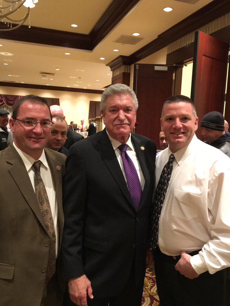 NK_Fire's tweet photo. @NK_Fire represented by Marc Williams &amp; @rfurtado127 with IAFF General President Harold Schaitberger tonight. https://t.co/NXSbVnwmTu