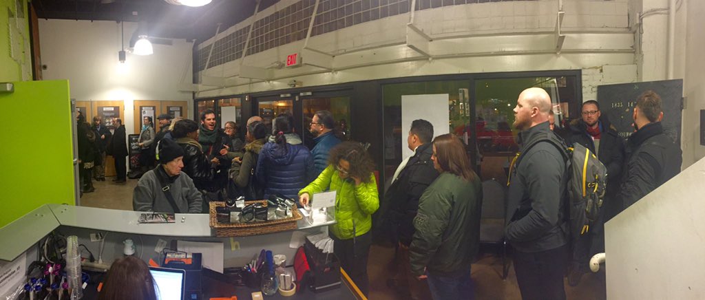 CONSTELLATIONDC's tweet photo. The line for our second PWYC! #CTCEquus #pwyc #dctheatre https://t.co/dtfyXdbPh1