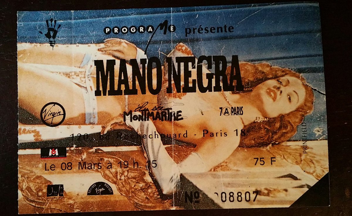 ericjohnkaiser's tweet photo. Do you remember? #throwbackthursday #ManoNegra #elyseemontmarte #concert #mythique #Putasfever #jyetais #manuchao https://t.co/0LAWrCleEu