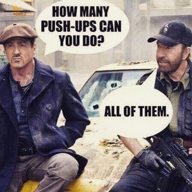 ThisJoyfulLife's tweet photo. Haha, sounds about right... #ChuckNorris #UltimateBeastMode #FitnessFunnies https://t.co/bgUgaz5DKC