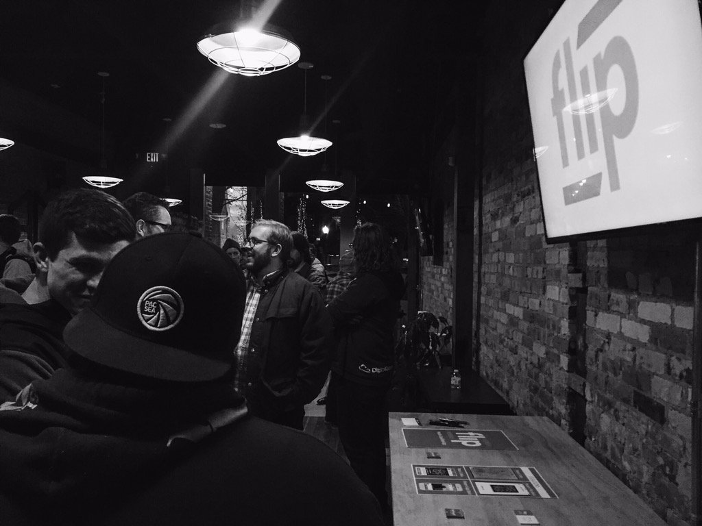 bigdoornetwork's tweet photo. Checkin' it! @whatisflip #ProductHuntUtah @ProductHunt https://t.co/MISBrmJy3R