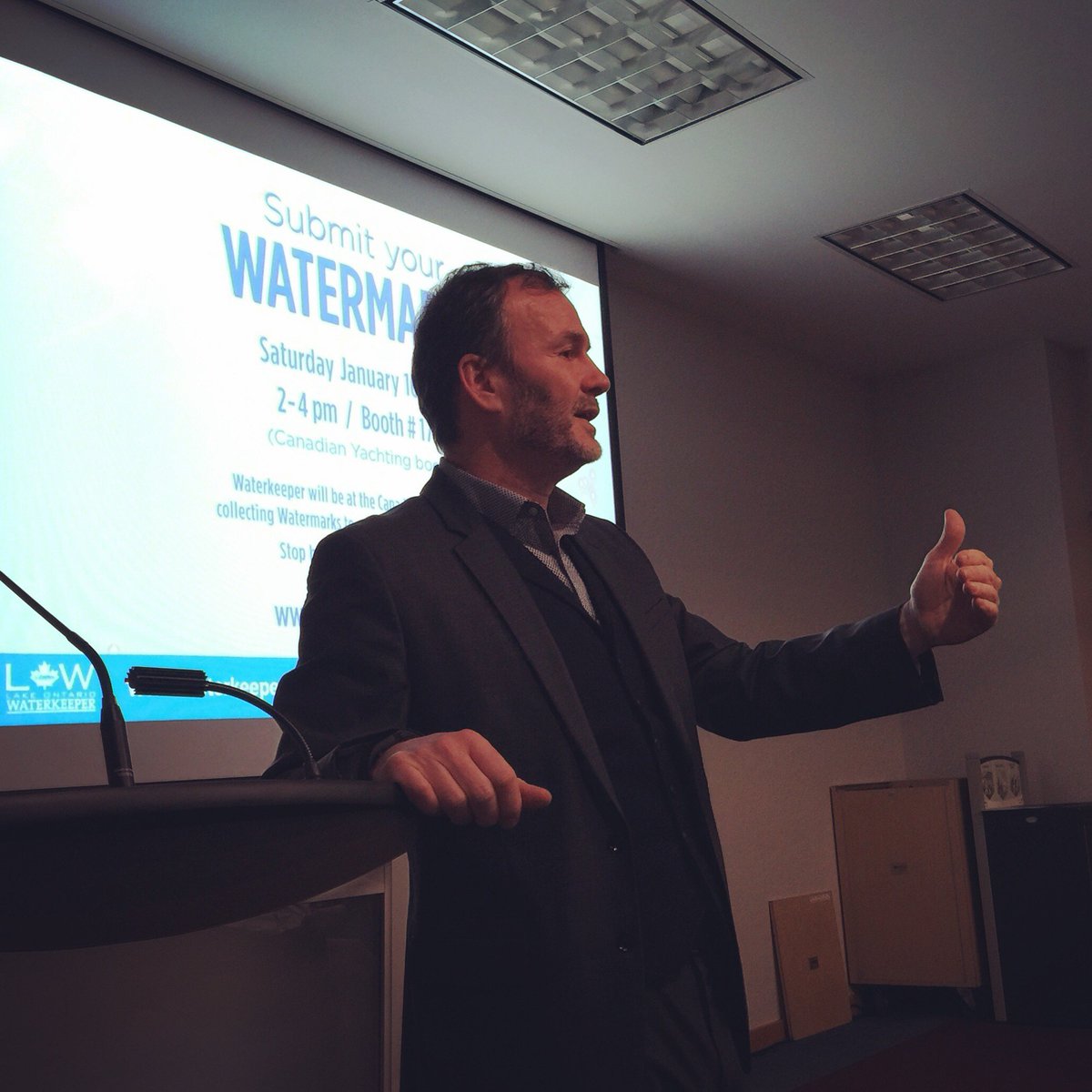 "The easiest way to protect your waterbody is to know your Watermark." <a href="/waterkeepermark/">Mark Mattson</a> #mywatermark #swimdrinkfish
