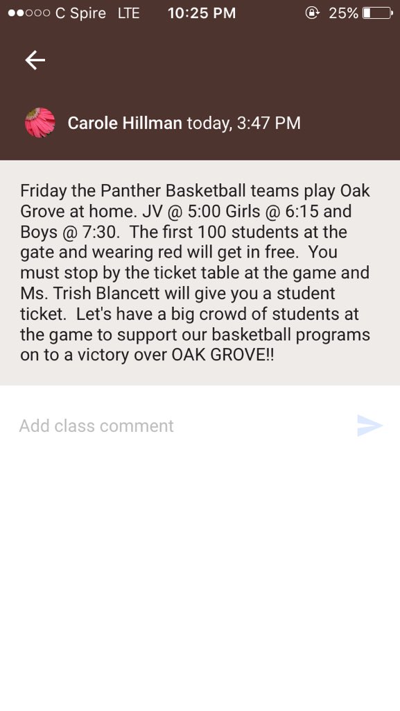 thepetalredzone's tweet photo. Come support Petal Basketball as they play OG. 😈 #OGWho? #panthernation 🐾!!!! https://t.co/3K9TxDkNuO
