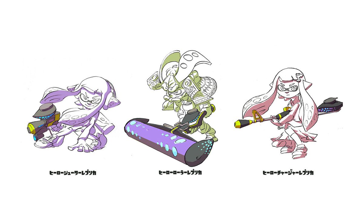 Splatoon スプラトゥーン On Twitter Lineの任天堂公式アカウントのキノコ姿の男も ブキ勢揃いイラストを入手したようだ ブキの名前を問いかければ 彼なりの解説と画像 イラストを返してくれるぞ お気に入りブキにあったコーディネートの参考にしてみては