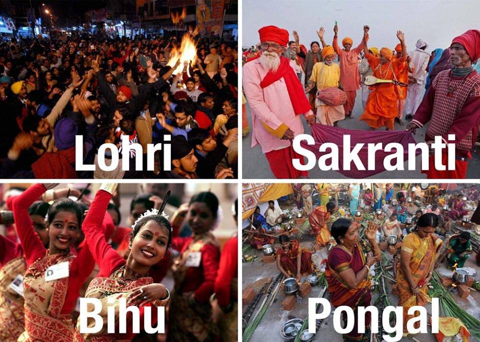 Happy Lohri, Sankranti, Pongal, Bihu