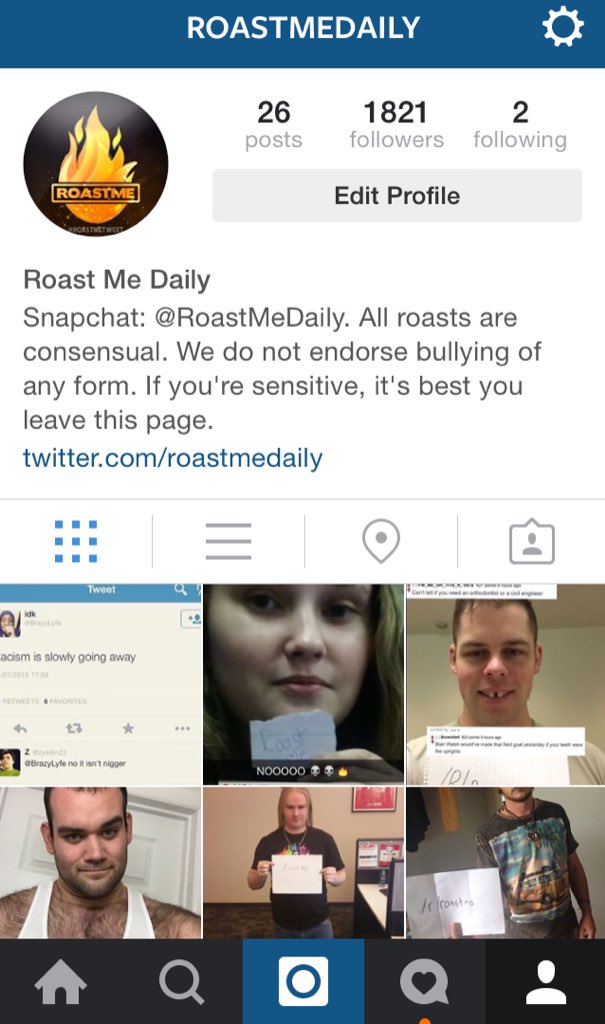 HaileyBrookex's tweet photo. following @RoastMeDaily's Instagram was one of the best decisions I've ever made 😂😂 https://t.co/BpMGFxhRoH