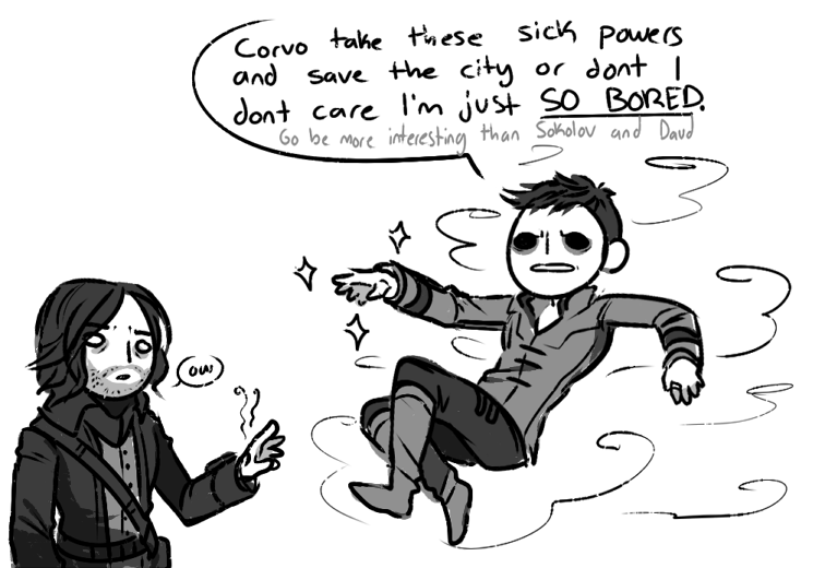 I got to finish playing Dishonored and from what I understand, besides saving Emily, this is 90% of the driving plot 