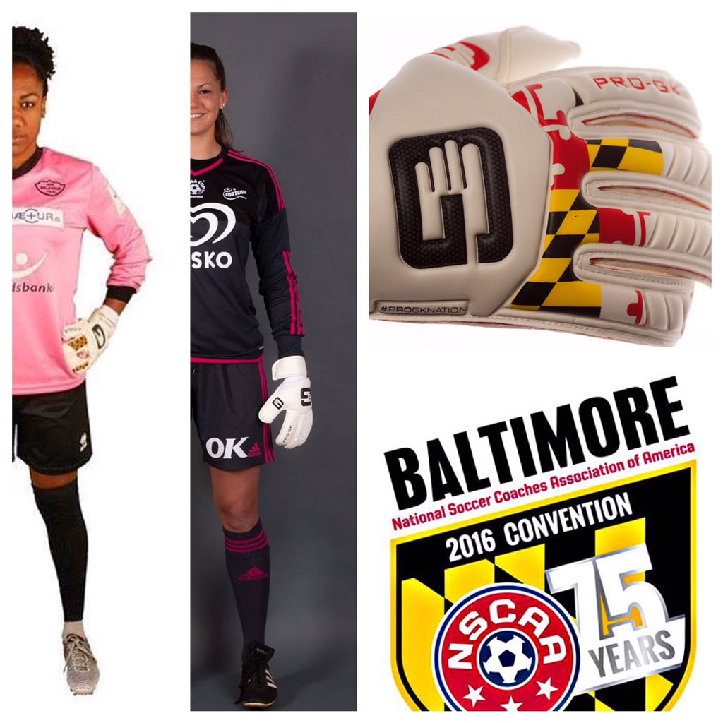 PROGK's tweet photo. Don't forget! You can meet professional goalkeepers @ChanteSandiford &amp; @audball_00 ! Booth 2818! https://t.co/v56yRTwp1c