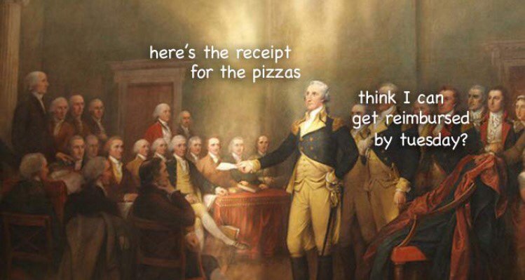 RobbyYates15's tweet photo. What really happened at the Constitional Convention #LetsBeReal https://t.co/T1VcPCycEo