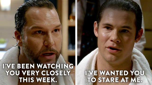 WorkaholicsCC's tweet image. Stare away @DaneCook. #Workholics