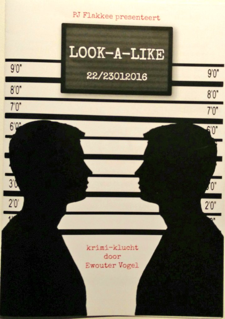 PJFlakkee's tweet image. Na wekenlange voorbereiding is het volgende week zover. De toneelgroep zal het toneelstuk 'look-a-like' opvoeren.