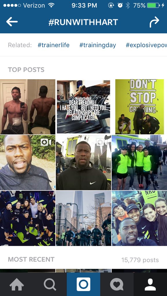 fitnesswithaj's tweet photo. Realized I have been trending for all 3 of @KevinHart4real @NIKE #TrainWithHart #RunWithHart #MoveWithHart campaign! https://t.co/MVREBmIov9