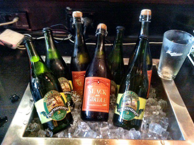 We also have <a href="/townshends/">Townshend Brewery</a> Sitbee Cider, a perfectly dry English cider