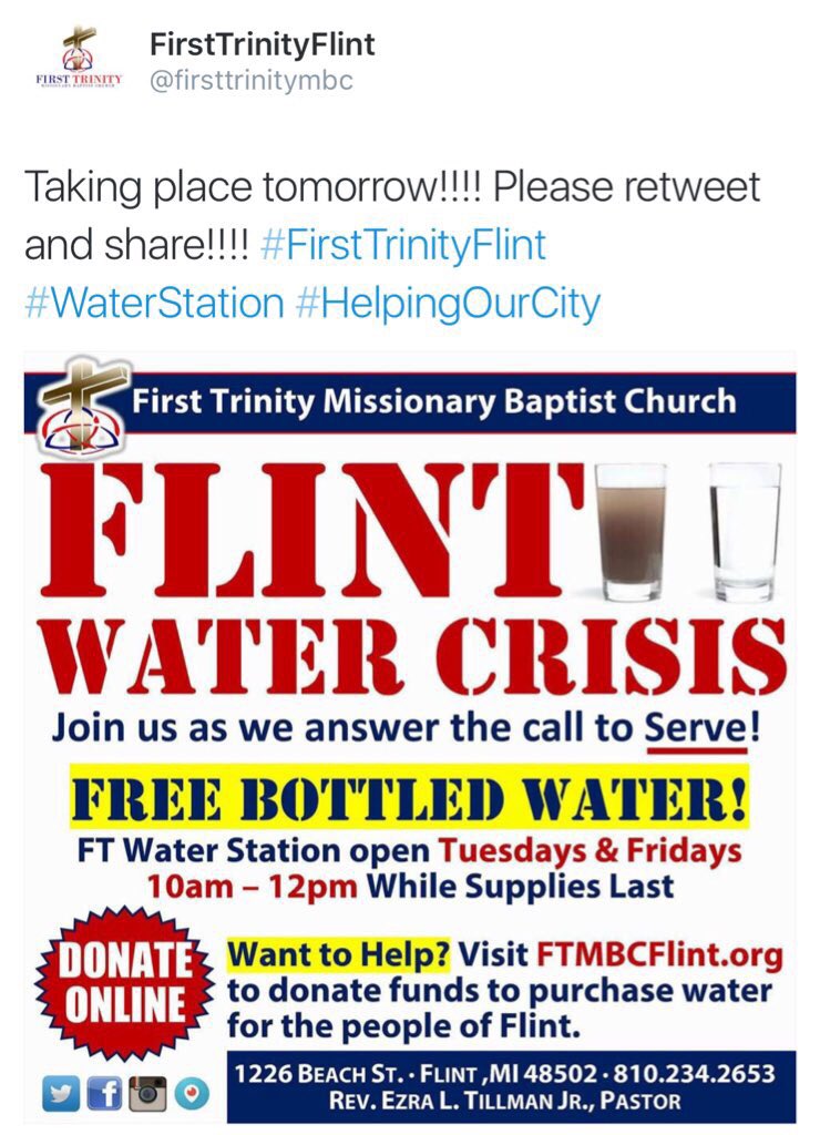 firsttrinitymbc's tweet photo. @jimananich #PleaseRetweet #FirstTrinityFlint Pastor @ELTillman81 https://t.co/s5wr8wwhQ9