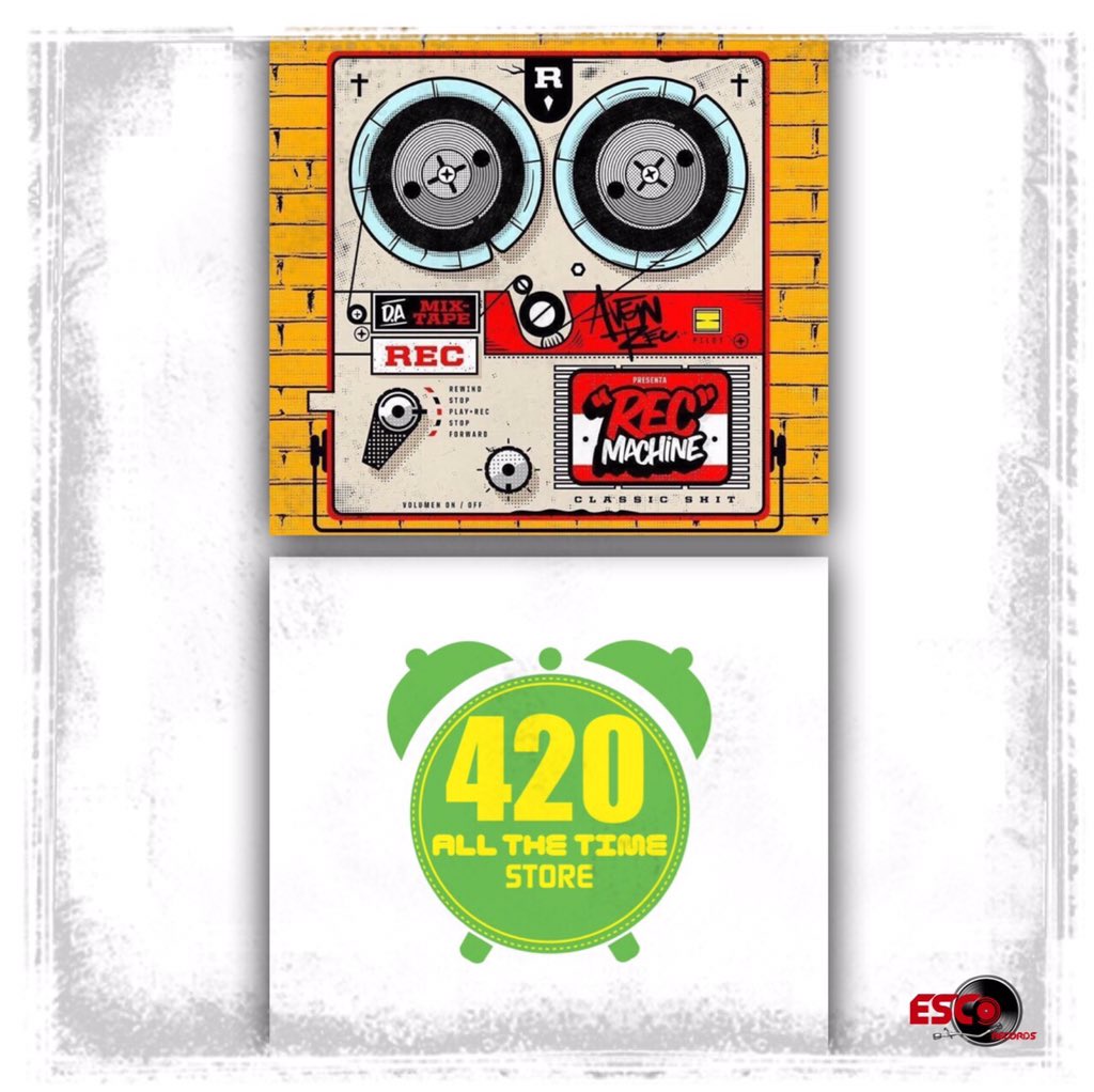 avenrec's tweet photo. Nuevo CD prensado #RecMachineDaMixtape disponible a la venta en @420alllthetime #BelenLaVilla @EscoRecords https://t.co/iS9D9CY4gr