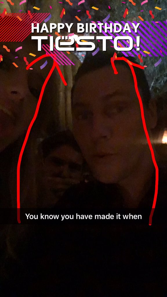 tiesto's tweet photo. In the mean time on @Snapchat https://t.co/llFVDOfBzR
