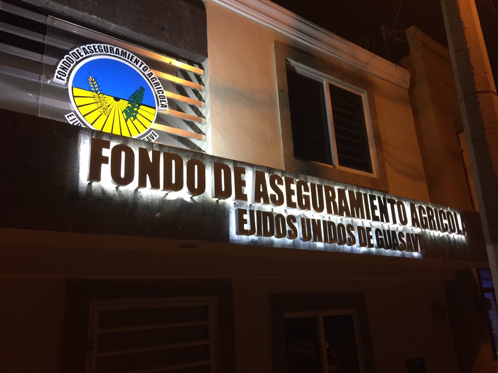 Letras en aluminio con luz Led