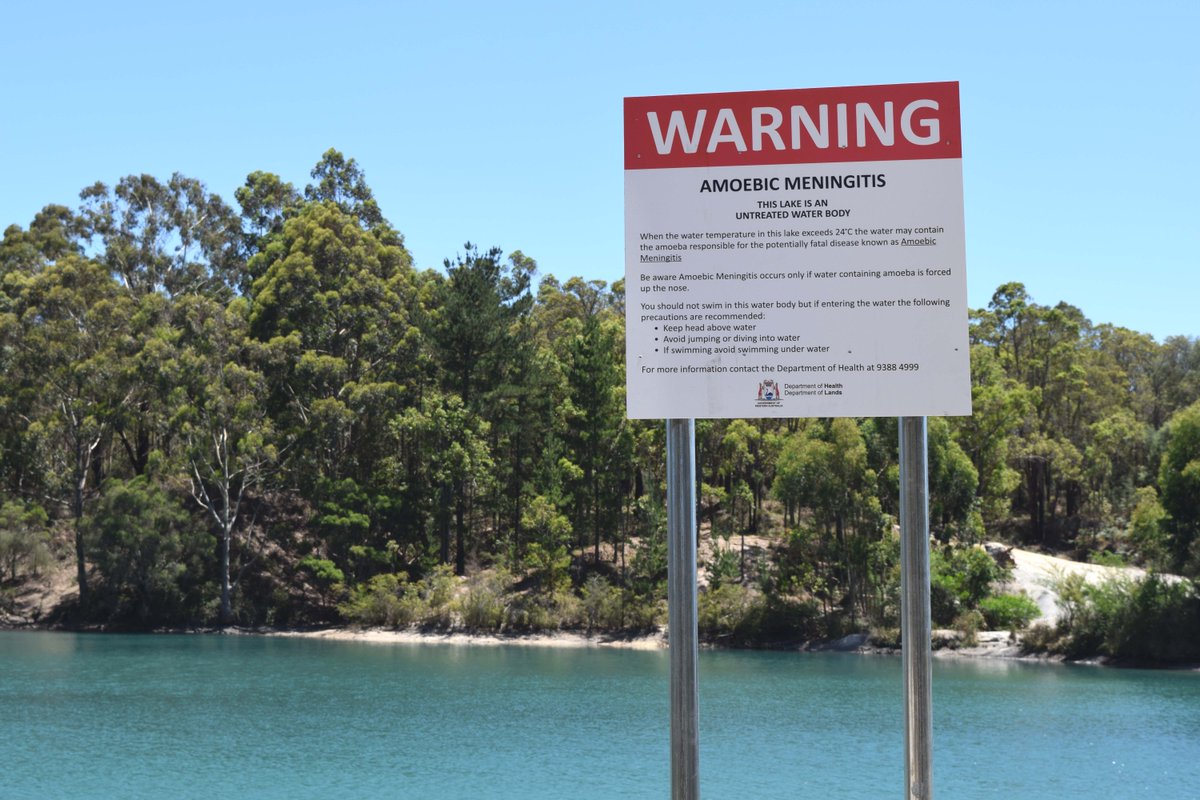 Signs have been erected at Black Diamond to warn swimmers of possible dangers. #collie #blackdiamond #news