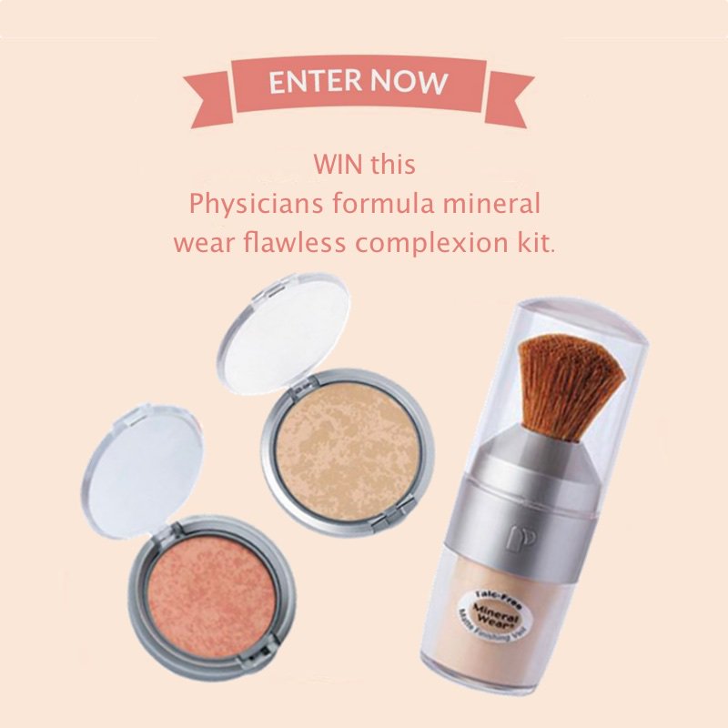 #WIN this Physicians Formula mineral wear flawless complexion kit here: on.fb.me/1OSt4Uz