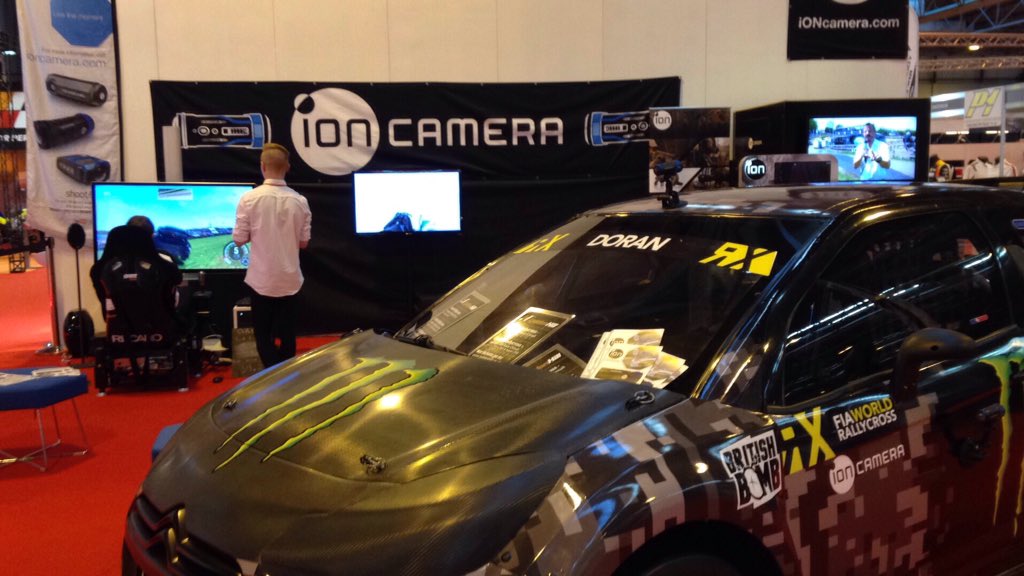 MaxCoatesRacing's tweet image. Day 2 @Autosport_Show with @iONCameraUK @iONCamera! Come and see @LiamDoran3's car and have a go on @dirtgame!
