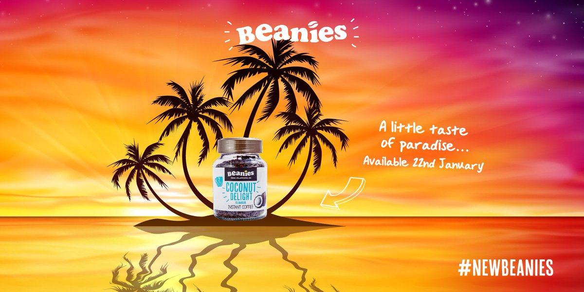 Beanies_Flavour's tweet image. 🌴 Aloha #NewBeanies COCONUT DELIGHT! 🌴 #Win a jar before it launches on 22nd Jan! Follow &amp;amp; RT to enter! #competit…