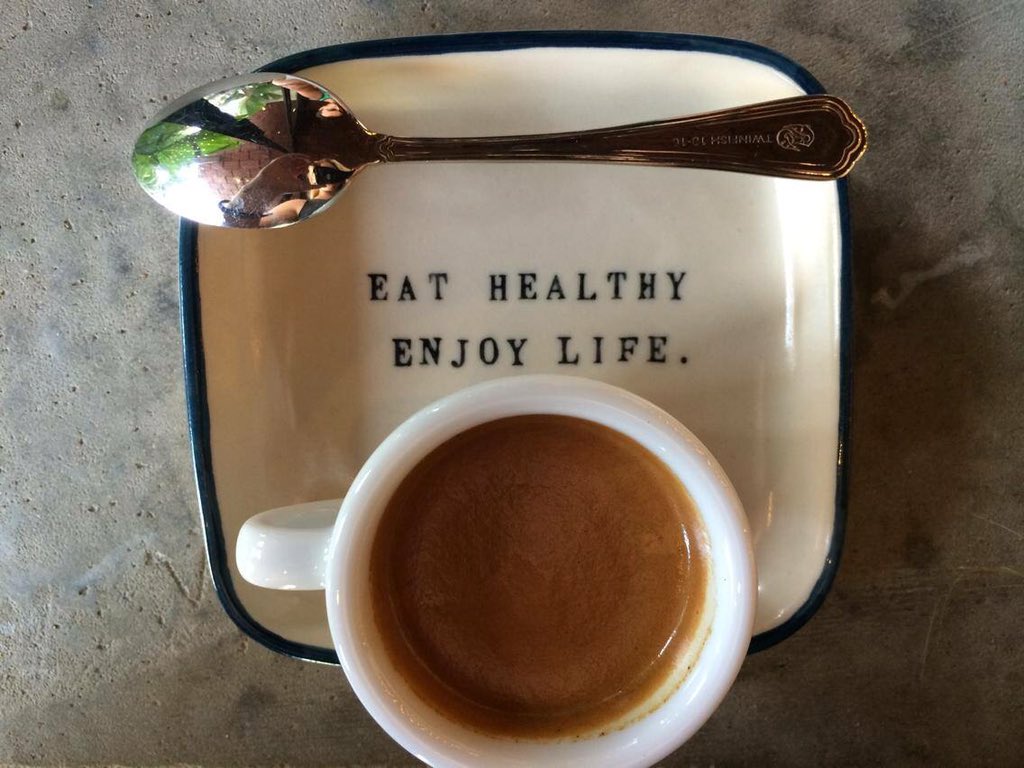 Eat healthy. Enjoy life. 🍌☕️ #simple #lifestyle <a href="/lmanion13/">Lindsay Teron</a>