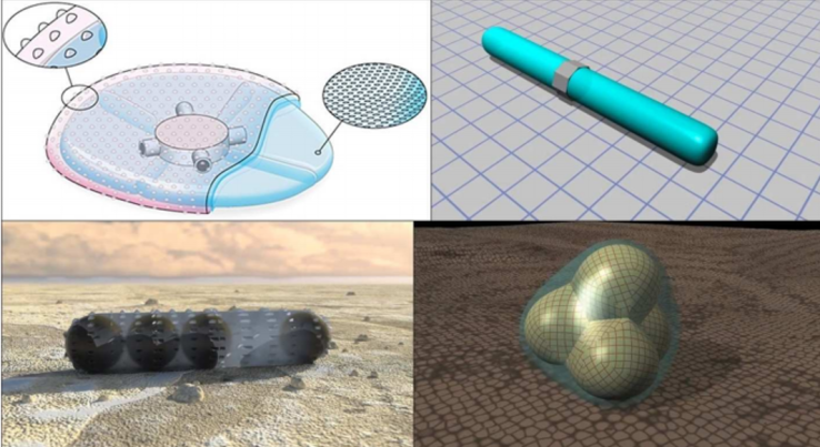 TechCrunch's tweet photo. NASA receives patent for a squishy amorphous robot that could slither around other planets https://t.co/tIZyNAtzP8 https://t.co/CdSJrFCe05