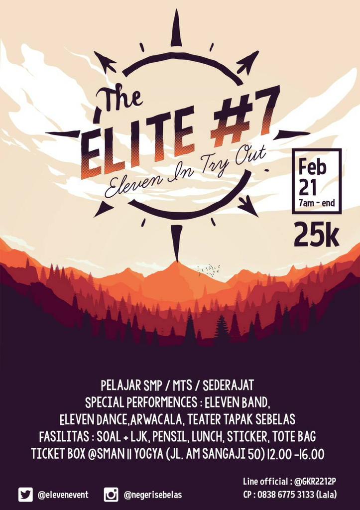 #ELITE7 TryOut, untuk kelas 9. 21 Februari 2016. SMA N 11 Yk <a href="/YogyakartaCity/">YOGYAKARTA CITY</a> <a href="/tribunjogja/">Tribun Jogja</a> <a href="/JogjaMedia/">Jogja Media</a> <a href="/area_jogja/">JOGJAKARTA</a>
