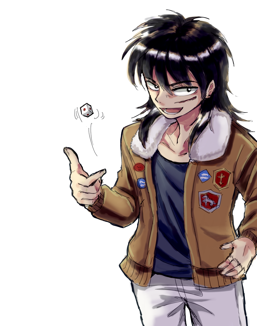 Mai 新垢に移行お願い致します 久々にカイジきゅん 背景無しと有りver アニメ二期のop聞いてたら無性に描きたくなった まじであの曲はかっこいい ニット帽被ってグラサンかけてるカイジはイケメン T Co 9fsw3bq0aa Twitter