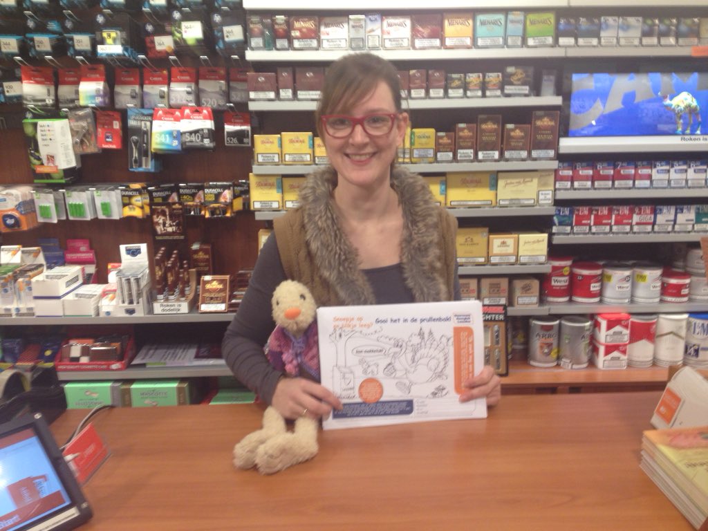 De #kanmakkeluk kleurplaat ter preventie zwerfafval is vanaf nu gratis te verkrijgen bij <a href="/ReadshopLeusden/">The Readshop Leusden</a> #zwerfie