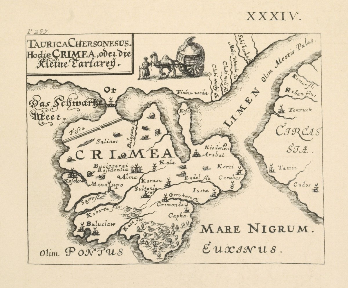 Старинная карта крыма для кладоискателей
