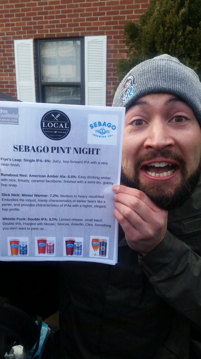 Pretty Awesome night for @sebagobrewing getting to hang with the <a href="/Drinxunlimited/">Drinx Unlimited</a> crew <a href="/LocalBeerBar/">Local Kitchen & Bar</a> #crushingit