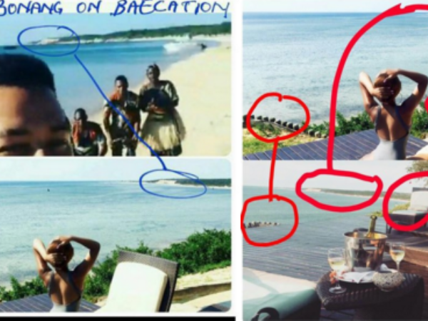 YouMagazine's tweet image. #TwitterDetectives solve the mystery of AKA and Bonang’s bae-cation buff.ly/1OT6YkF