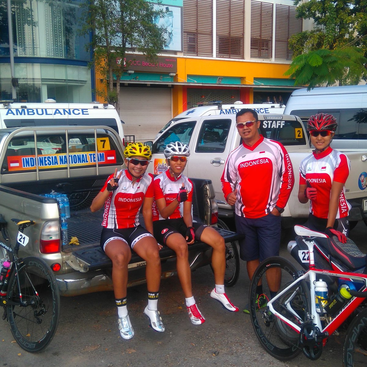 rudyproject3's tweet image. Tour of udon thani stage 1