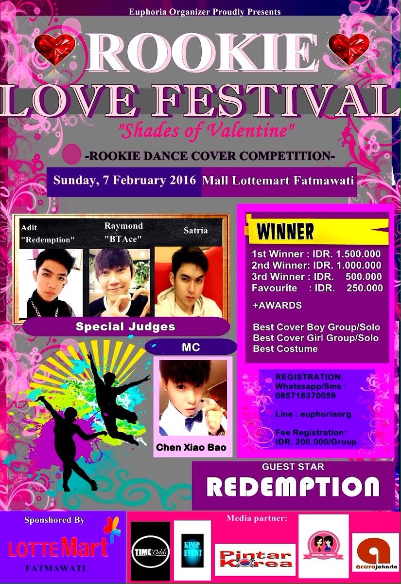 <a href="/RAILVELT_DC/">Official RailVelt</a> Lets join us!! Dance cover competition only for rookies. At Lotte Mart Fatmawati, 07 feb 2015 😊