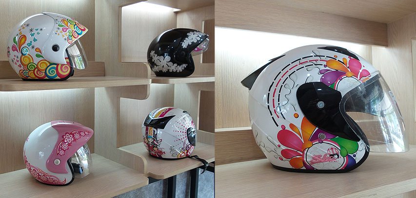 Pilihlah helm yg bikin Ladies merasa lebih aman dan terlindungi. Klik bit.ly/1TboAsa