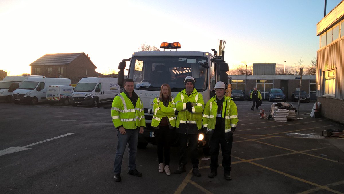 depotnet's tweet photo. Supporting Openreach's new civil engineering gangs with new software and field app as 1st vehicle leaves the yard... https://t.co/sMT4JeIjD0