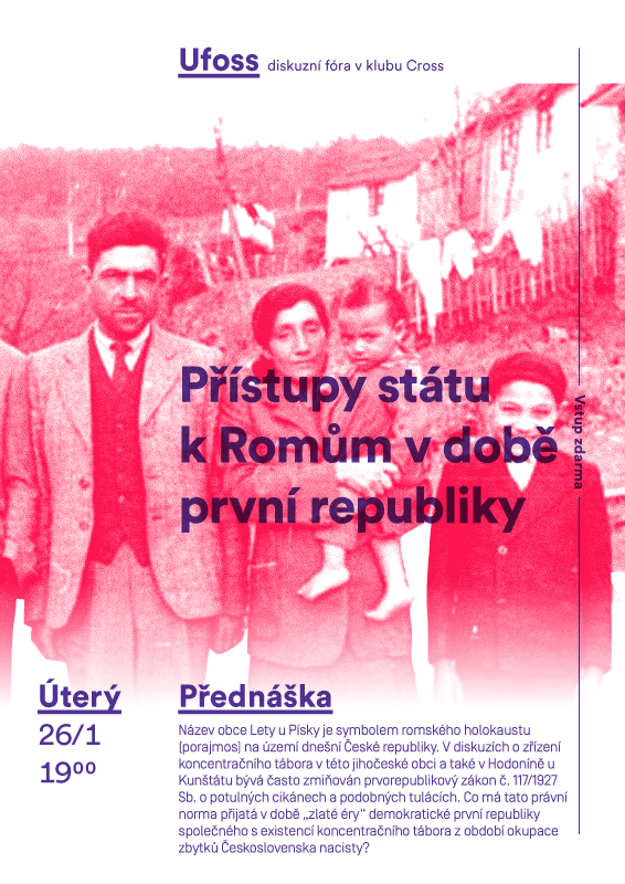 ufosscross's tweet photo. 26/1 19h přednáška Na cestě k Letům? Přístupy státu k Romům v době první republiky https://t.co/UFwAkcBN7Y https://t.co/FAtW5RlbEO